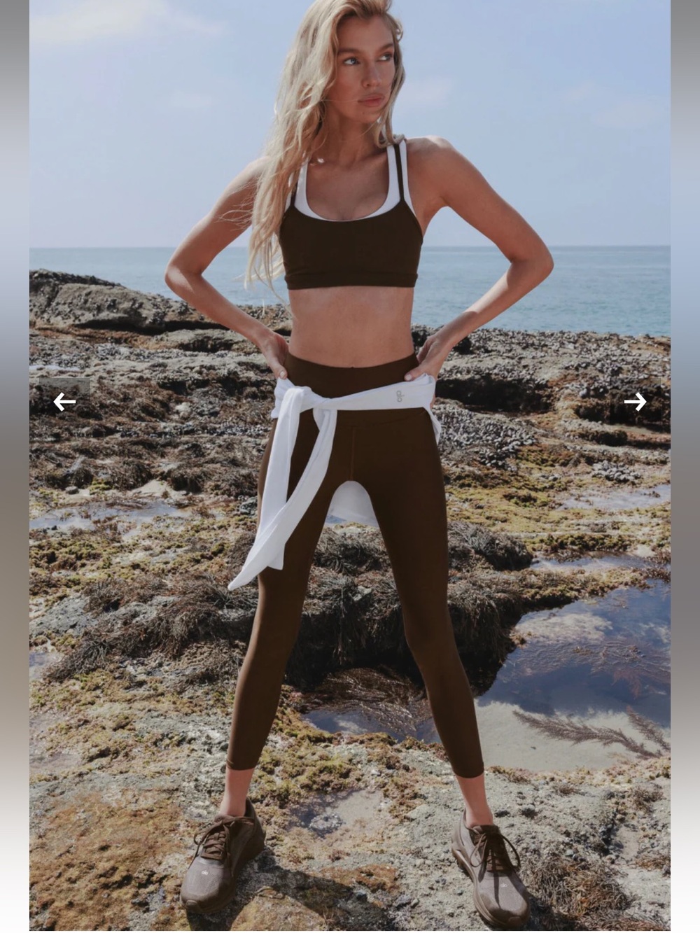 Alo High-Waist Airlift Legging Espresso Regular Length